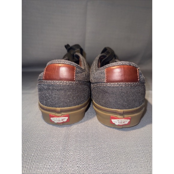 Vans off the Wall 721356‎ Lace Up Low Top  Navy Blue Skate Shoes Size M 13 - Picture 4 of 7